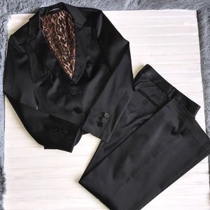 Express Design Studio black Sateen Suit